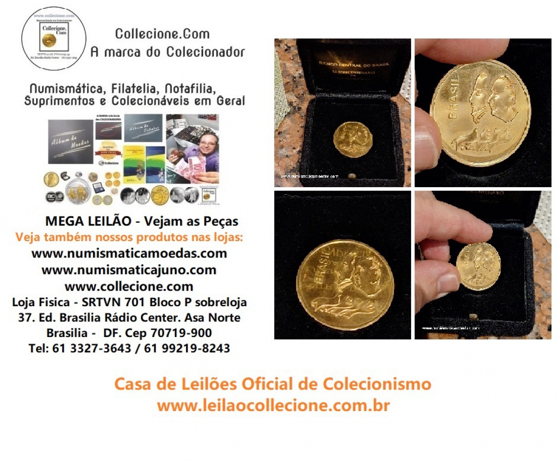 45º MEGA LEILÃO - NUMISMATICA, FILATELIA e COLECIONISMO