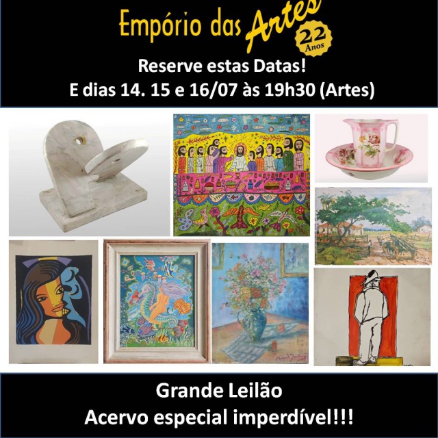 LEILÃO ESPECIAL DE ARTE DO EMPÓRIO DAS ARTES