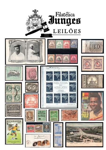 80º Leilão de Filatelia - Com Brasil e Estrangeiros