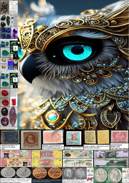 205º LEILÃO COINS E STAMPS - SELOS, MOEDAS, PEDRAS PRECIOSAS E CÉDULAS PARA SUA COLEÇÃO!!