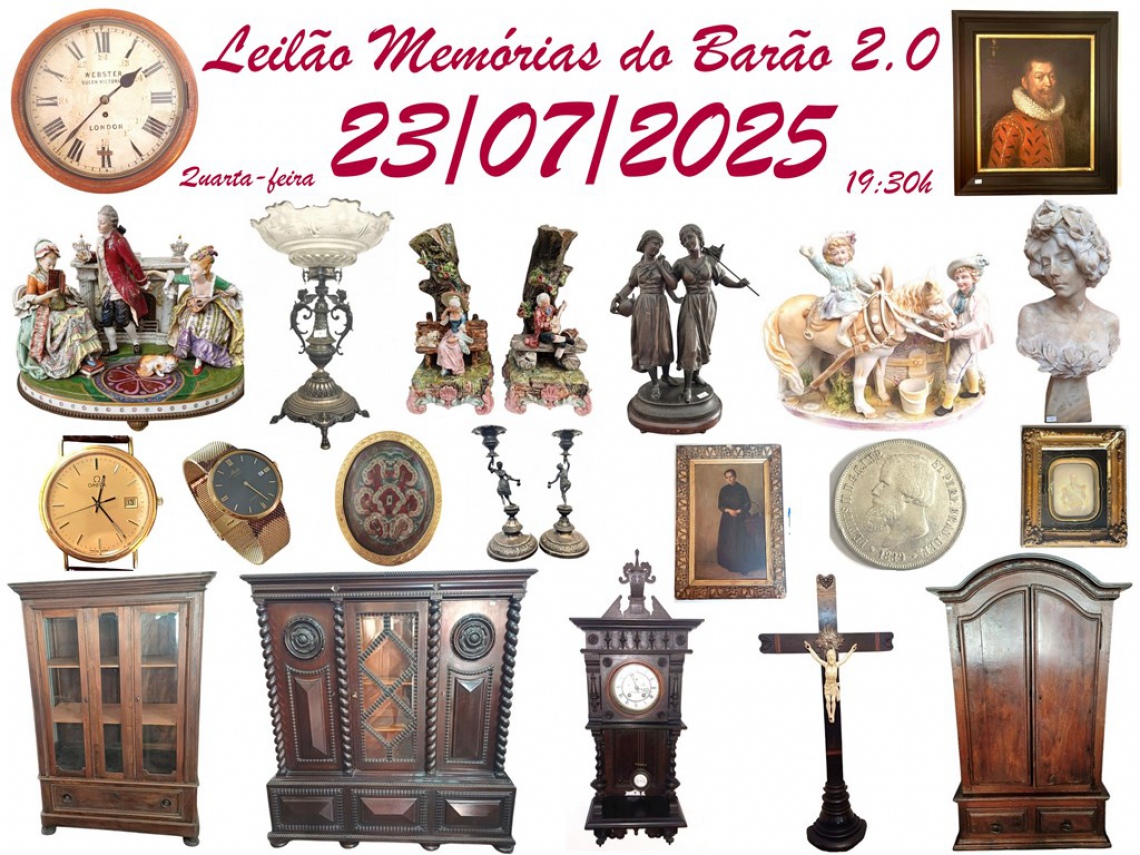 LEILÃO MEMÓRIAS DO BARÃO 2.0