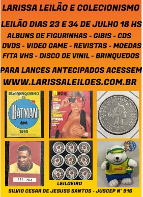 LEILÃO DE COLECIONISMO E ANTIGUIDADES