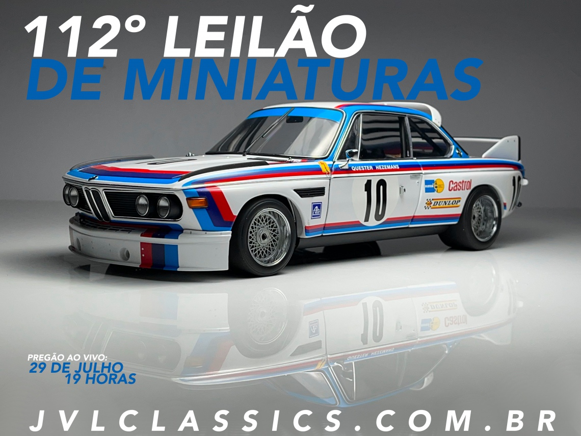 112º Leilão de Miniaturas JVL Classics - Racing Legends 1/18