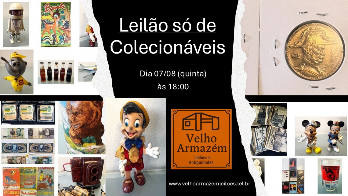 LEILÃO DE COLECIONÁVEIS