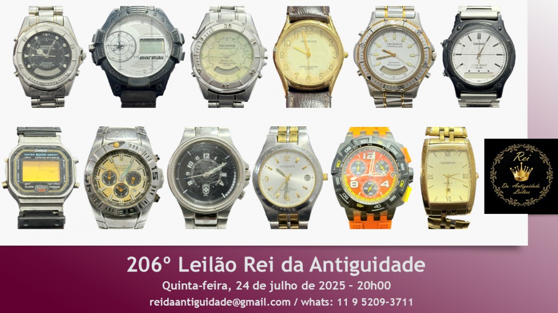 206º Leilão Rei da Antiguidade