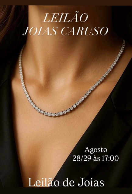 132º LEILÃO JOIAS CARUSO - JOIAS EM OURO 18 K E PRATA 925 (ROSA)