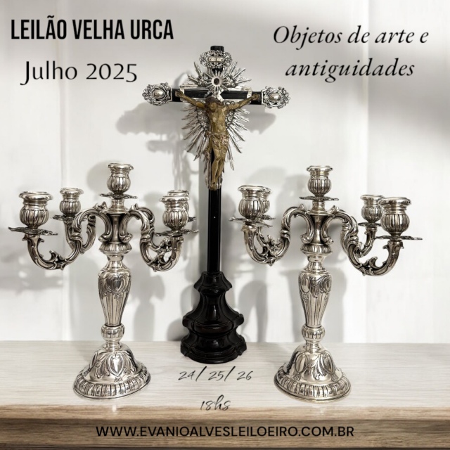 LEILÃO VELHA URCA, OBJETOS DE ARTE E ANTIGUIDADES, JULHO 2025