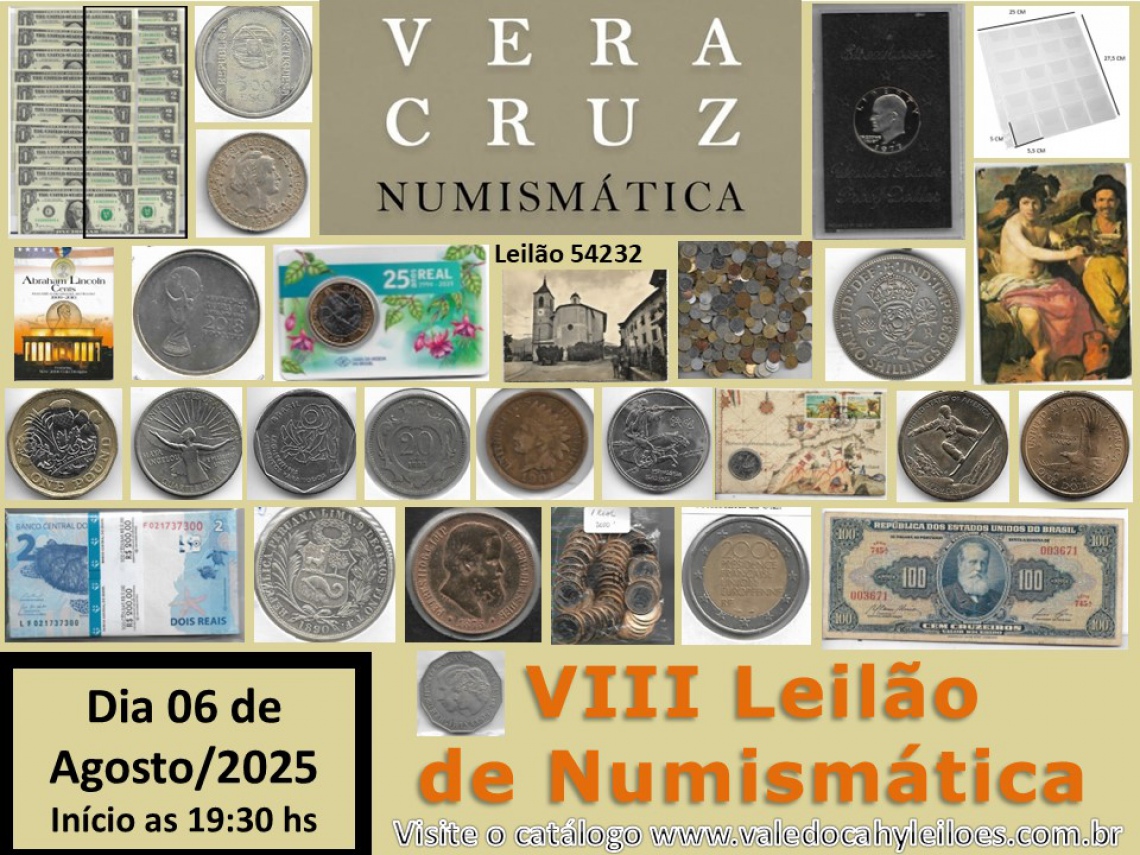 VIII Leilão Vera Cruz Numismática