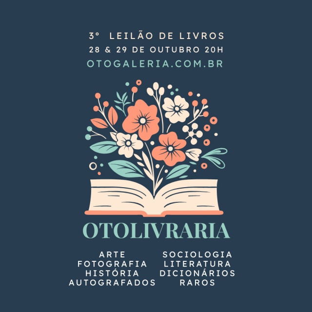 3º Leilão de Livros da Oto Livraria