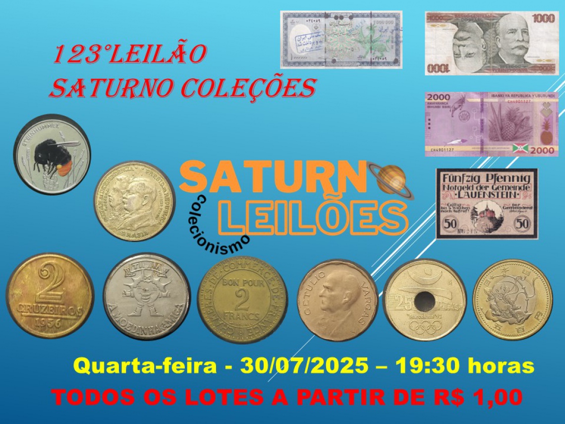 123º LEILÃO SATURNO LEILÕES