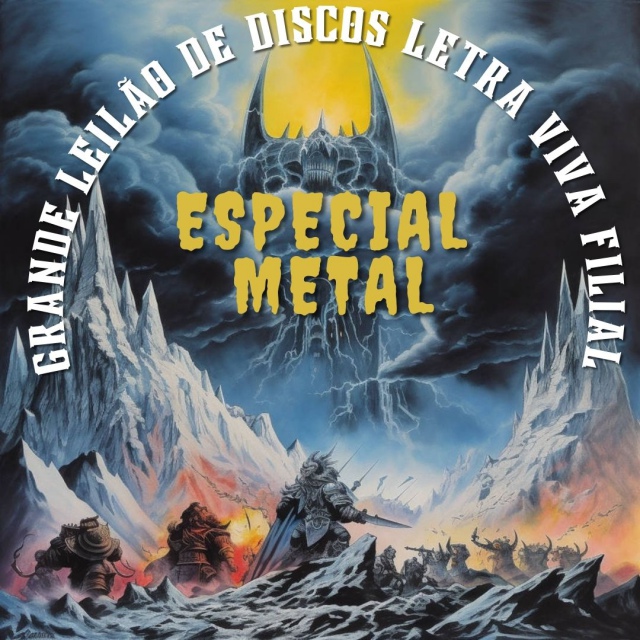 GRANDE LEILÃO DE DISCOS LETRA VIVA FILIAL - ESPECIAL METAL
