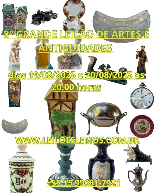 8º GRANDE LEILÃO DE ARTE E ANTIGUIDADES