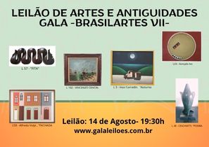 LEILÃO DE ARTES E ANTIGUIDADES BRASILARTES VII
