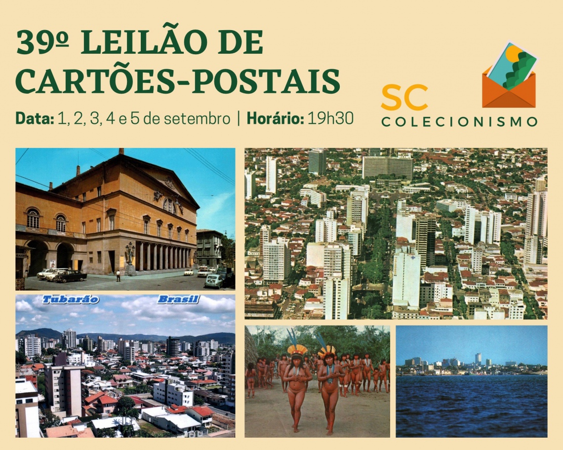 39 LEILAO CARTÕES POSTAIS