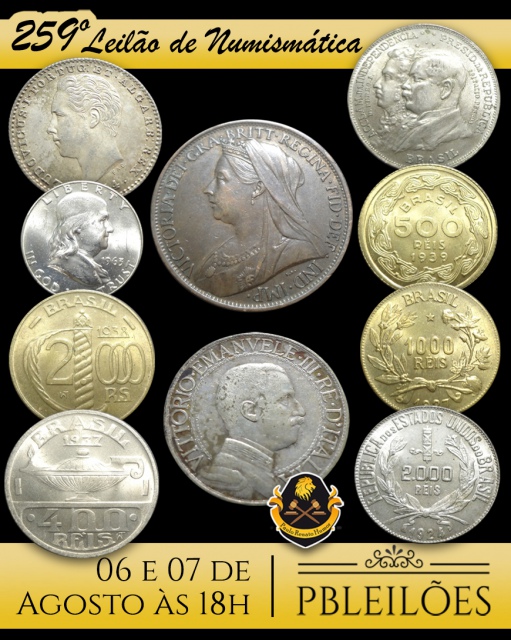 259º Leilão de Numismática