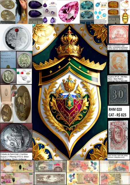 207º LEILÃO COINS E STAMPS - SELOS, MOEDAS, PEDRAS PRECIOSAS E CÉDULAS PARA SUA COLEÇÃO!!