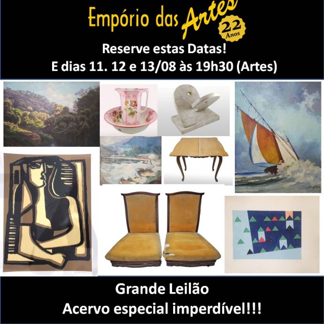 LEILÃO ESPECIAL DE ARTE DO EMPÓRIO DAS ARTES
