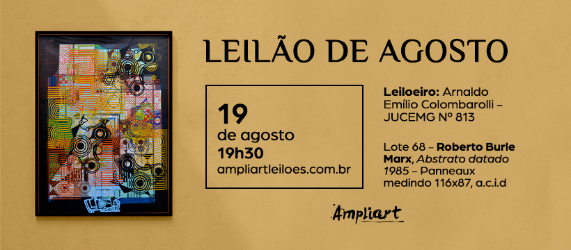 LEILÃO DE AGOSTO - NOVA COLEÇÃO