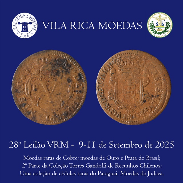 28º Leilão Vila Rica Moedas