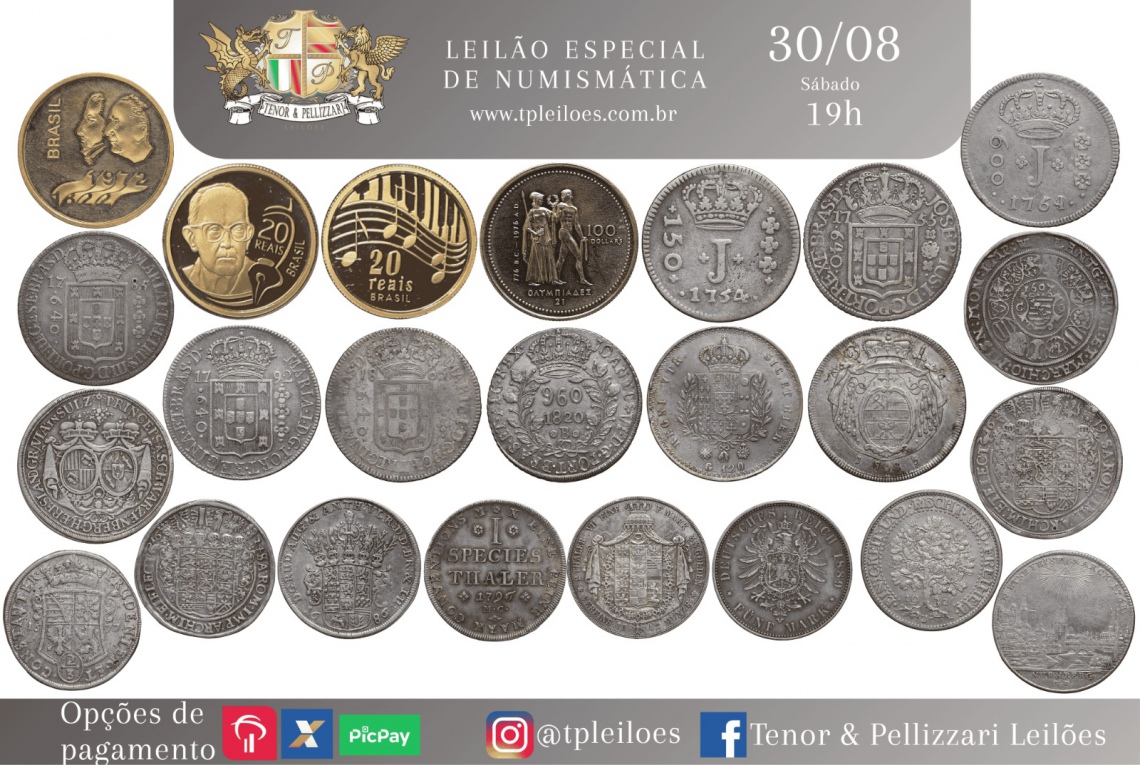 LEILÃO ESPECIAL DE NUMISMÁTICA