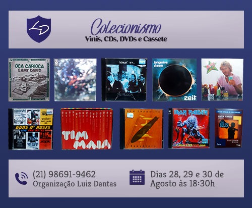 LD Colecionismo, Vinis, CDs, DVDs e K7