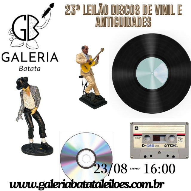 23º LEILÃO DISCOS DE VINIL E ANTIGUIDADES