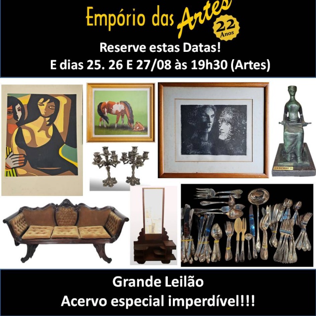 LEILÃO ESPECIAL DE ARTE DO EMPÓRIO DAS ARTES