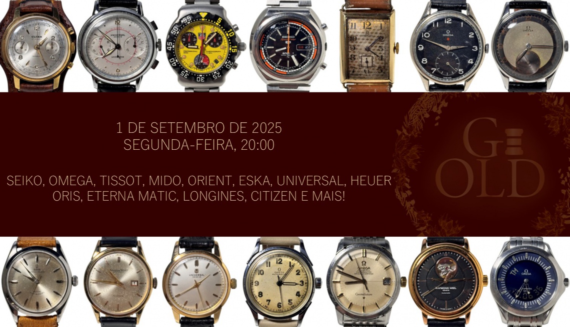 Relógios - É Old but Gold Leilões