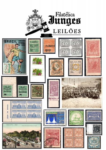 83º Leilão de Filatelia - Com Brasil e Estrangeiros