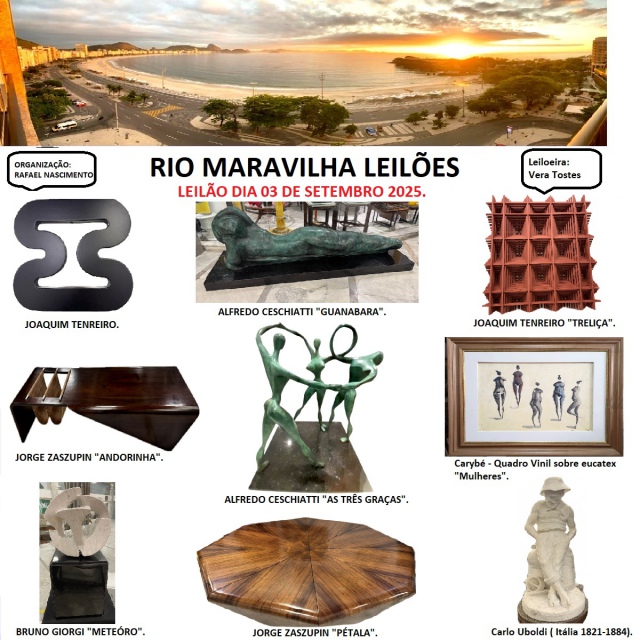 RIO X MARAVILHA LEILÕES - LEILÃO DE ARTE E ANTIGUIDADES SETEMBRO 2025
