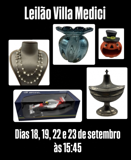 LEILÃO VILLA MÉDICI