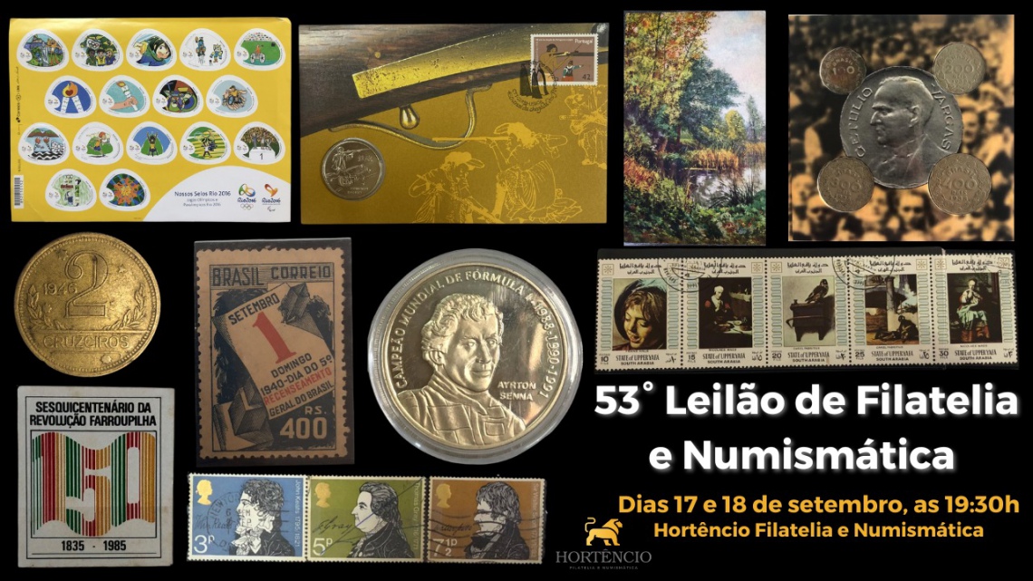 53 LEILÃO DE FILATELIA E NUMISMÁTICA