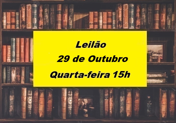 LEILÃO DE LIVROS E ANTIGUIDADES OUTUBRO 2025