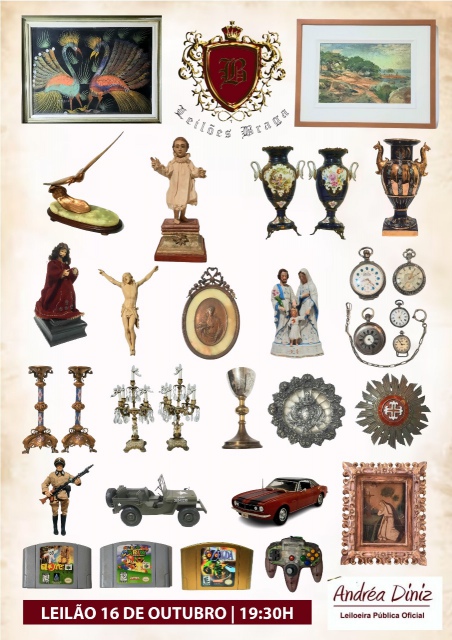 LEILÃO DE ARTE E ANTIGUIDADES