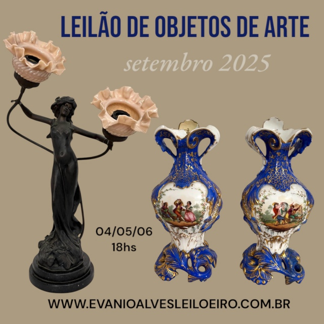 LEILÃO DE OBJETOS DE ARTE, SETEMBRO 2025