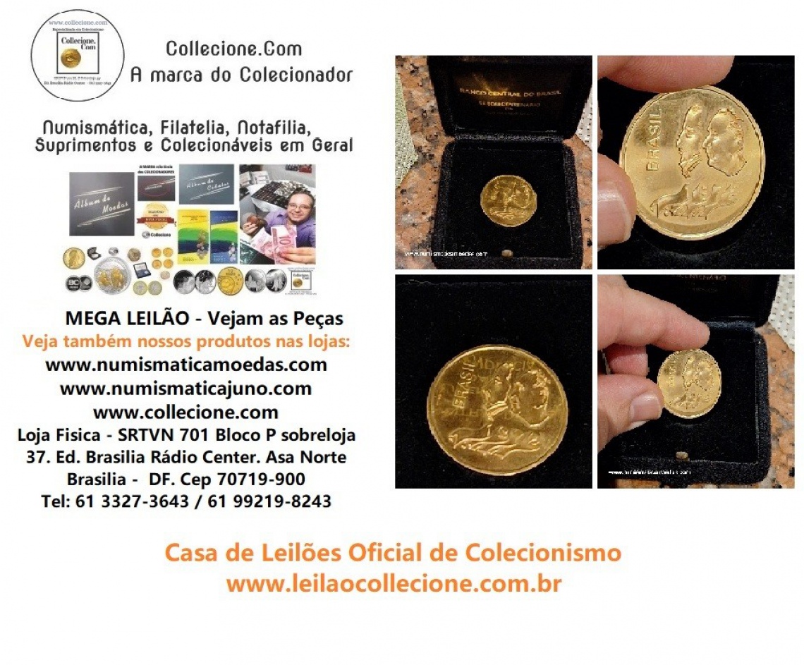 48º MEGA LEILÃO - POSTAIS ANTIGOS, NUMISMÁTICA, FILATELIA E COLECIONISMO.