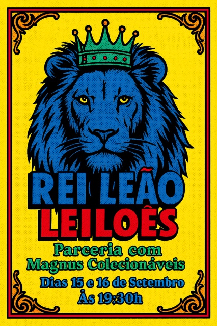 Rei Leão Leilões - Parceria 1magnus colecionáveis - 2 º leilão