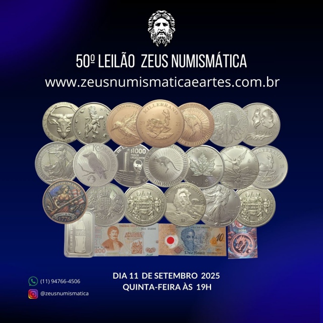 50º LEILÃO ZEUS NUMISMÁTICA