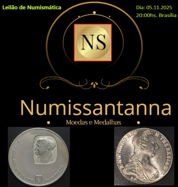 LEILÃO DE NUMISMÁTICA E RELÓGIOS