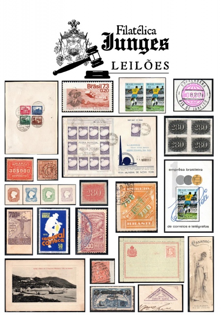 84º Leilão de Filatelia - Com Brasil e Estrangeiros