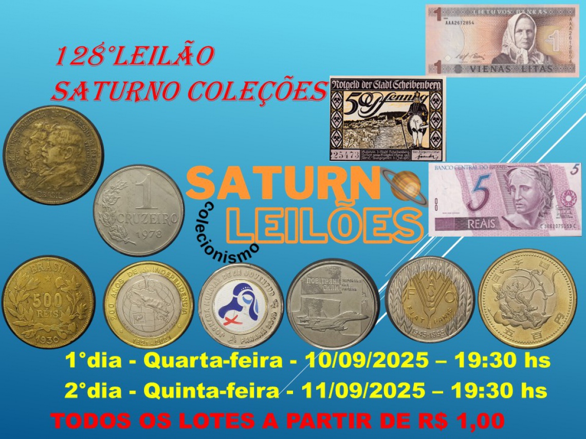 128º LEILÃO SATURNO LEILÕES