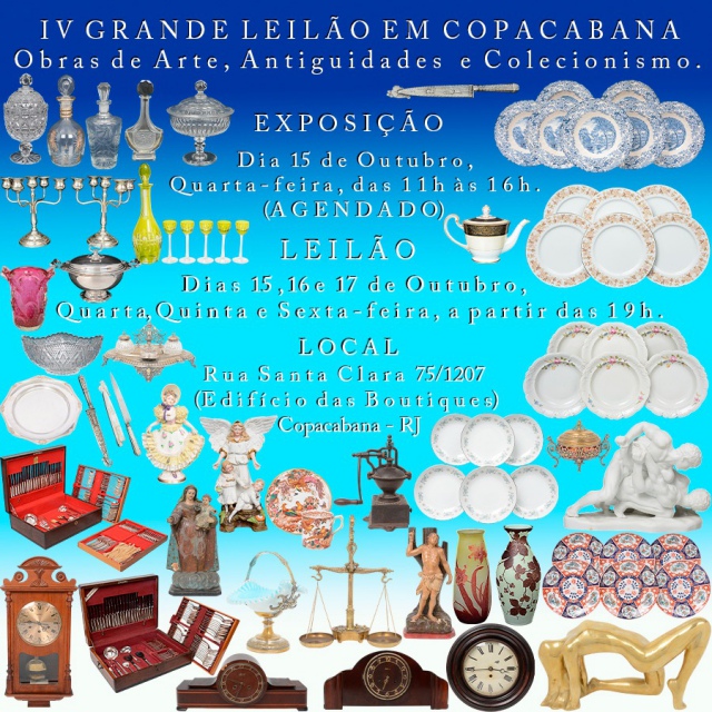 IV GRANDE LEILÃO EM COPACABANA