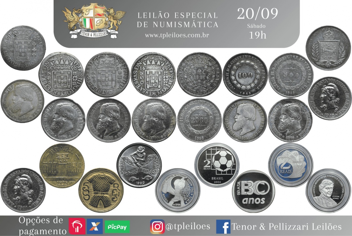LEILÃO ESPECIAL DE NUMISMÁTICA