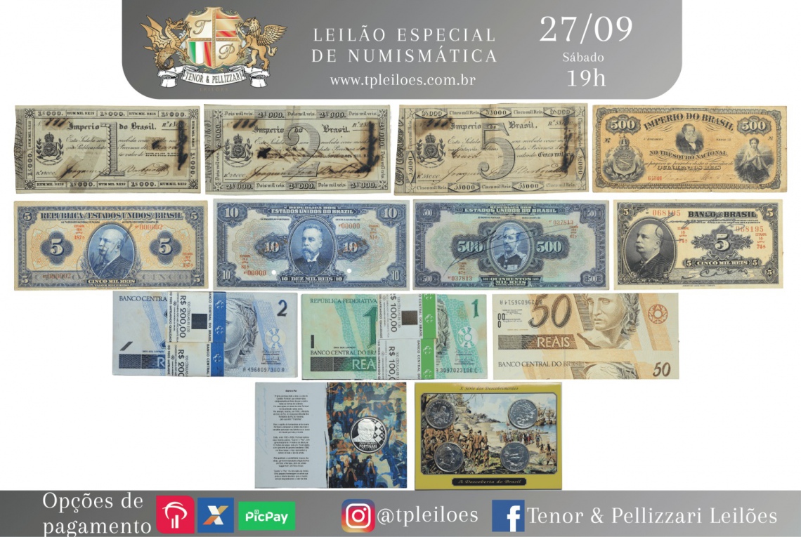 LEILÃO ESPECIAL DE NUMISMÁTICA