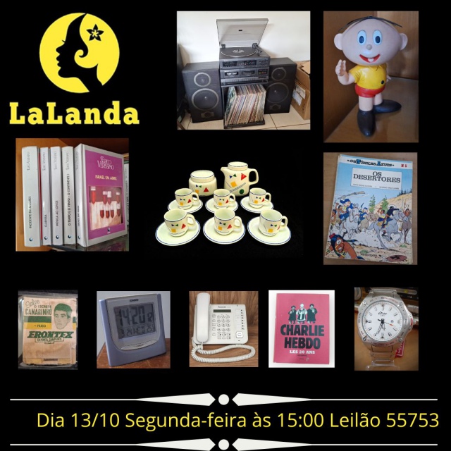 25º LEILÃO DE LIVROS, MÍDIAS, RELÓGIOS E COLECIONISMO