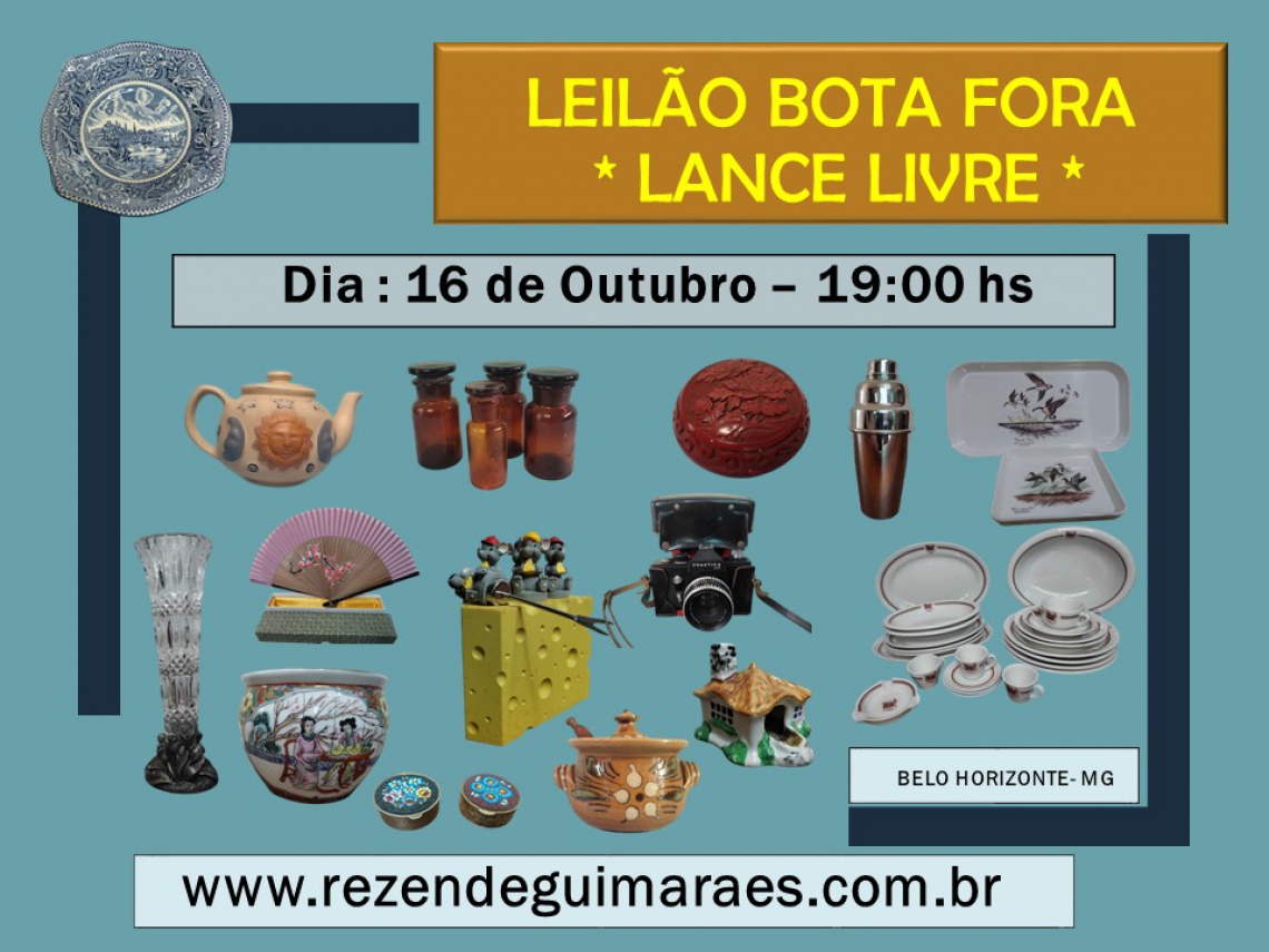 LEILÃO BOTA FORA - LANCE LIVRE