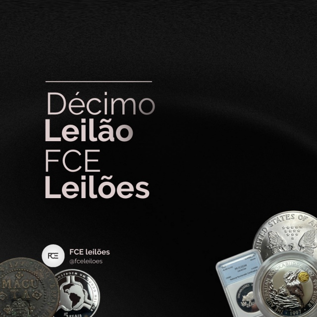 10 Leilão FCE Leilões- Numismática