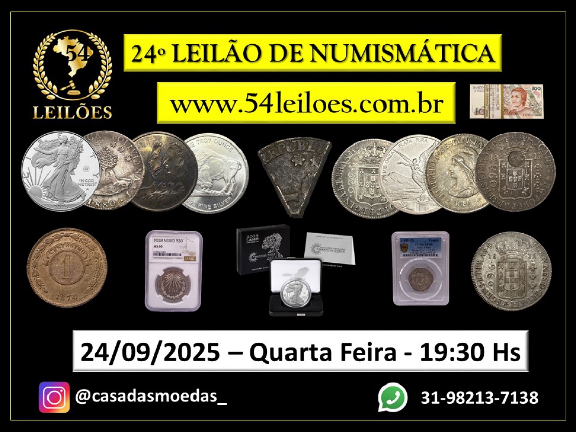 24º LEILÃO DE NUMISMÁTICA