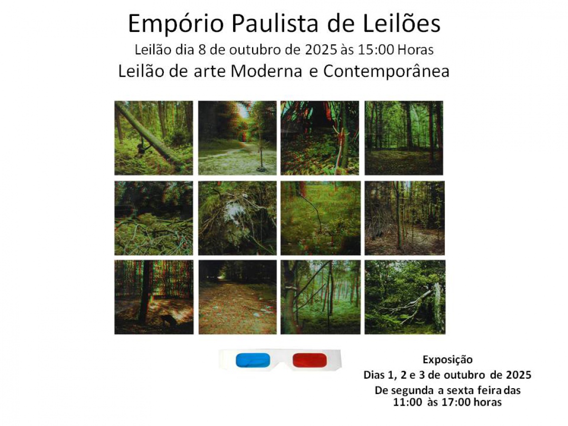 LEILÃO DE ARTE CONTEMPORÂNEA E MODERNA -  COMISSÃO DE 10% E PAGAMENTO EM 3  VEZES NO CARTÃO DE C