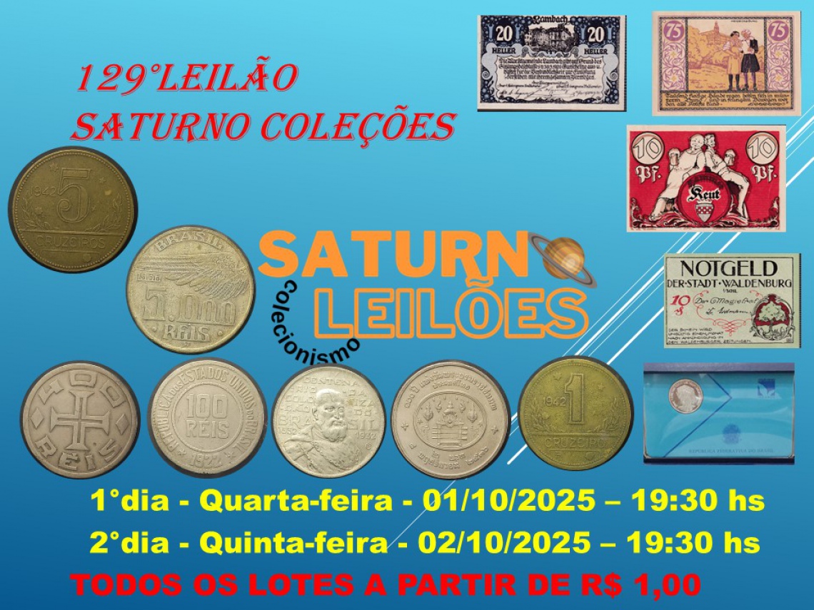129º LEILÃO SATURNO LEILÕES